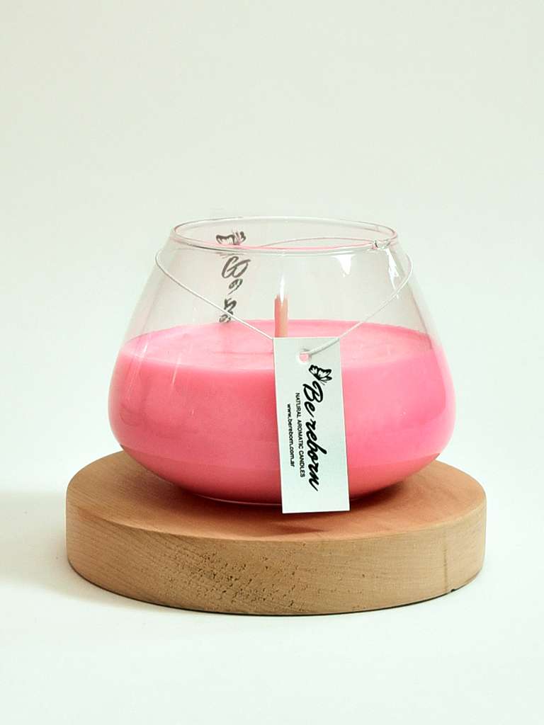 VELA MINI BOMBE ROSA