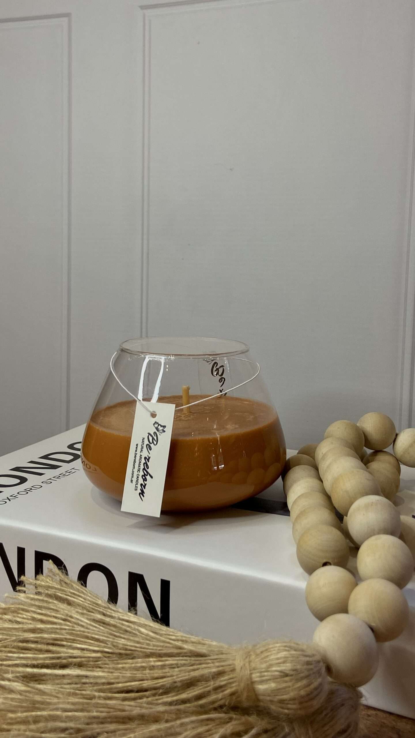 VELA MINI BOMBE MARRÓN