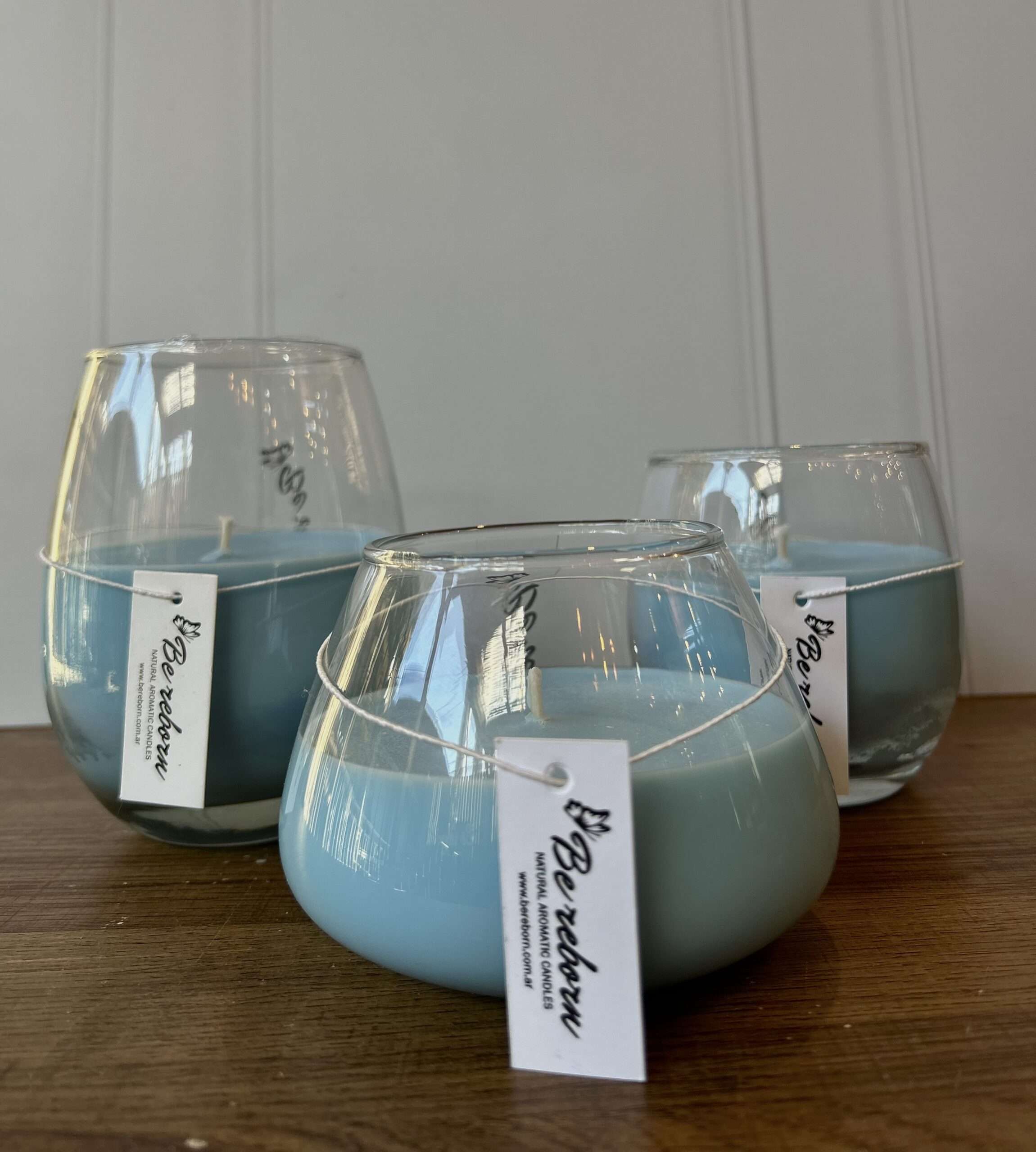 VELA MINI BOMBE CELESTE